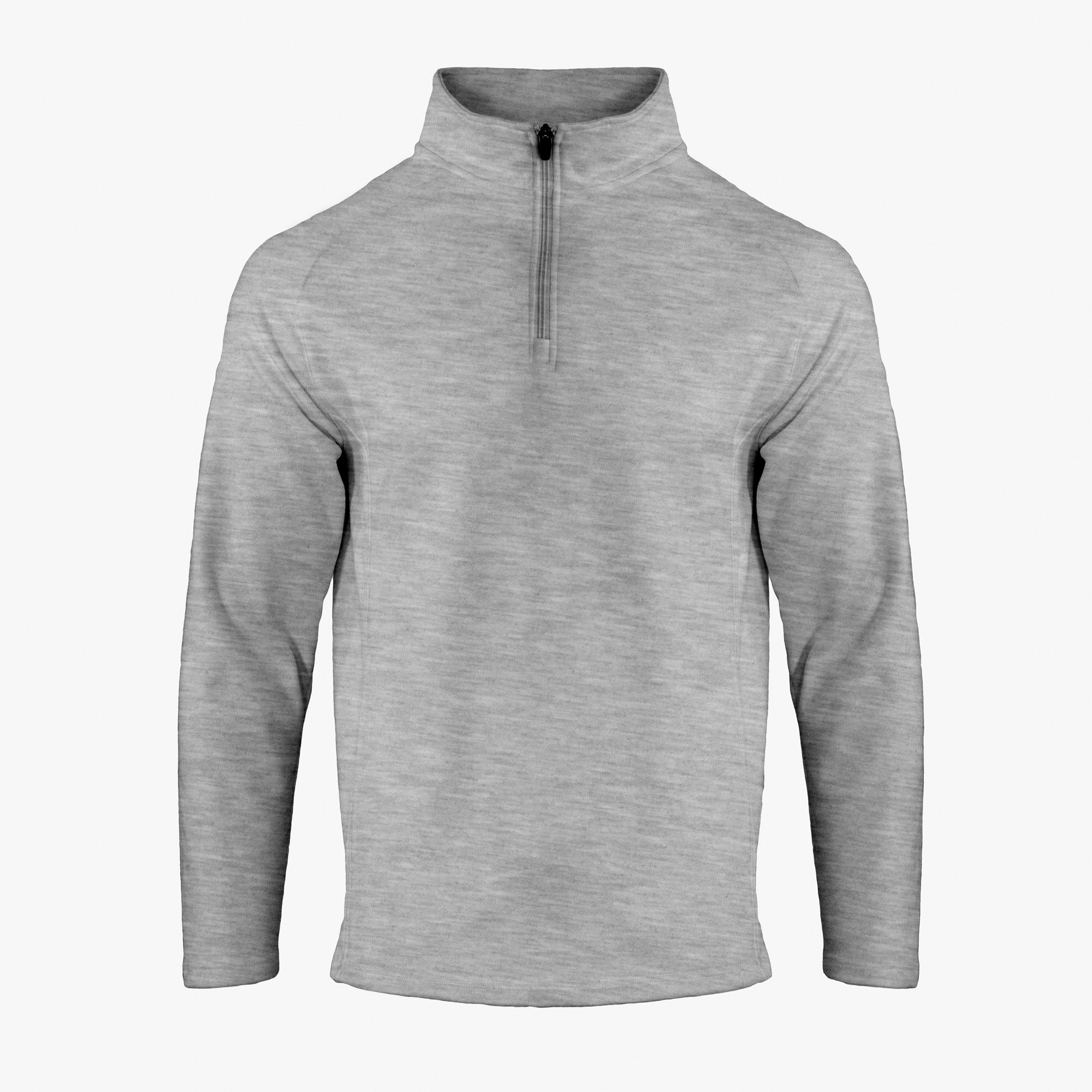 #W744 / Essential Fleece Men's 1/4 Zip Stand Up Collar 3