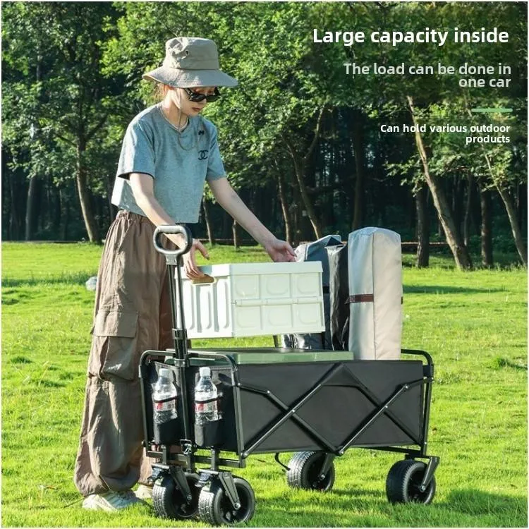 Foldable Outdoor Utility Cart - Portable Wagon 2