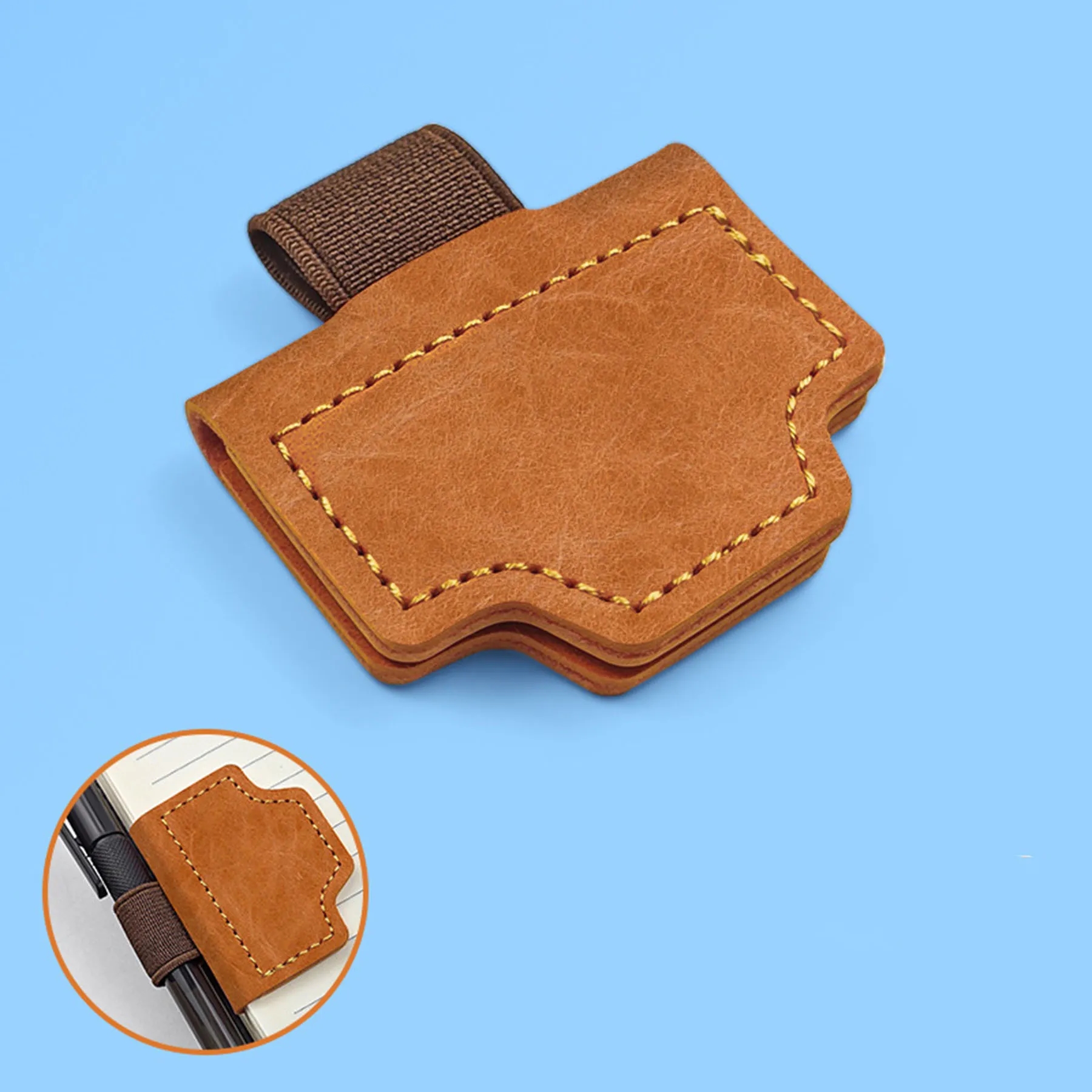 Reversible Magnetic Leather Bookmark 6