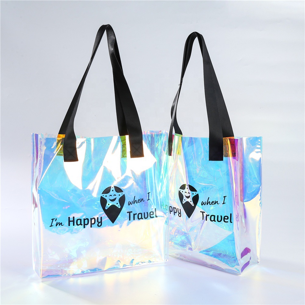 Holographic Clear Shopping Tote Bag 2