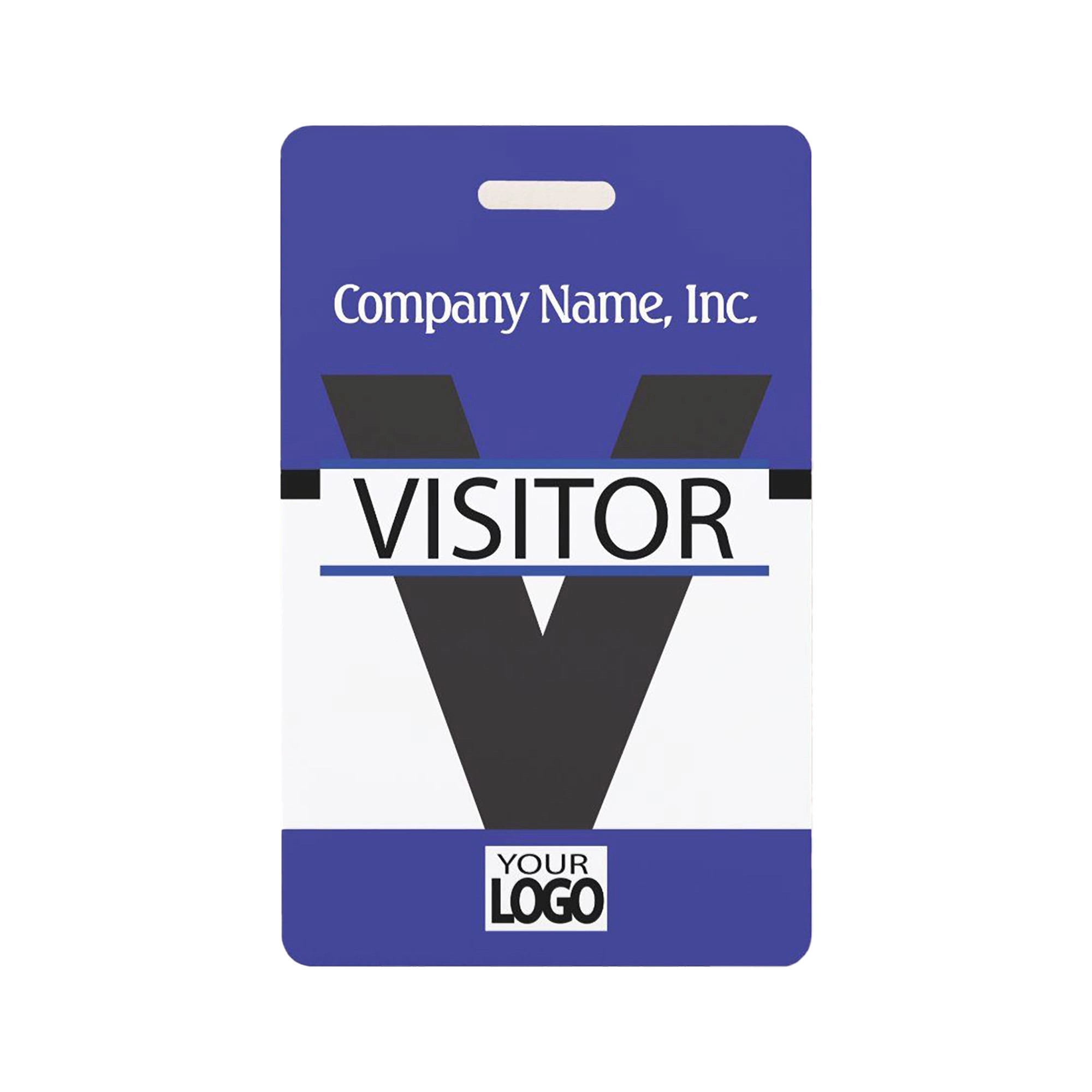 Preprinted Vistor Badge Card 5