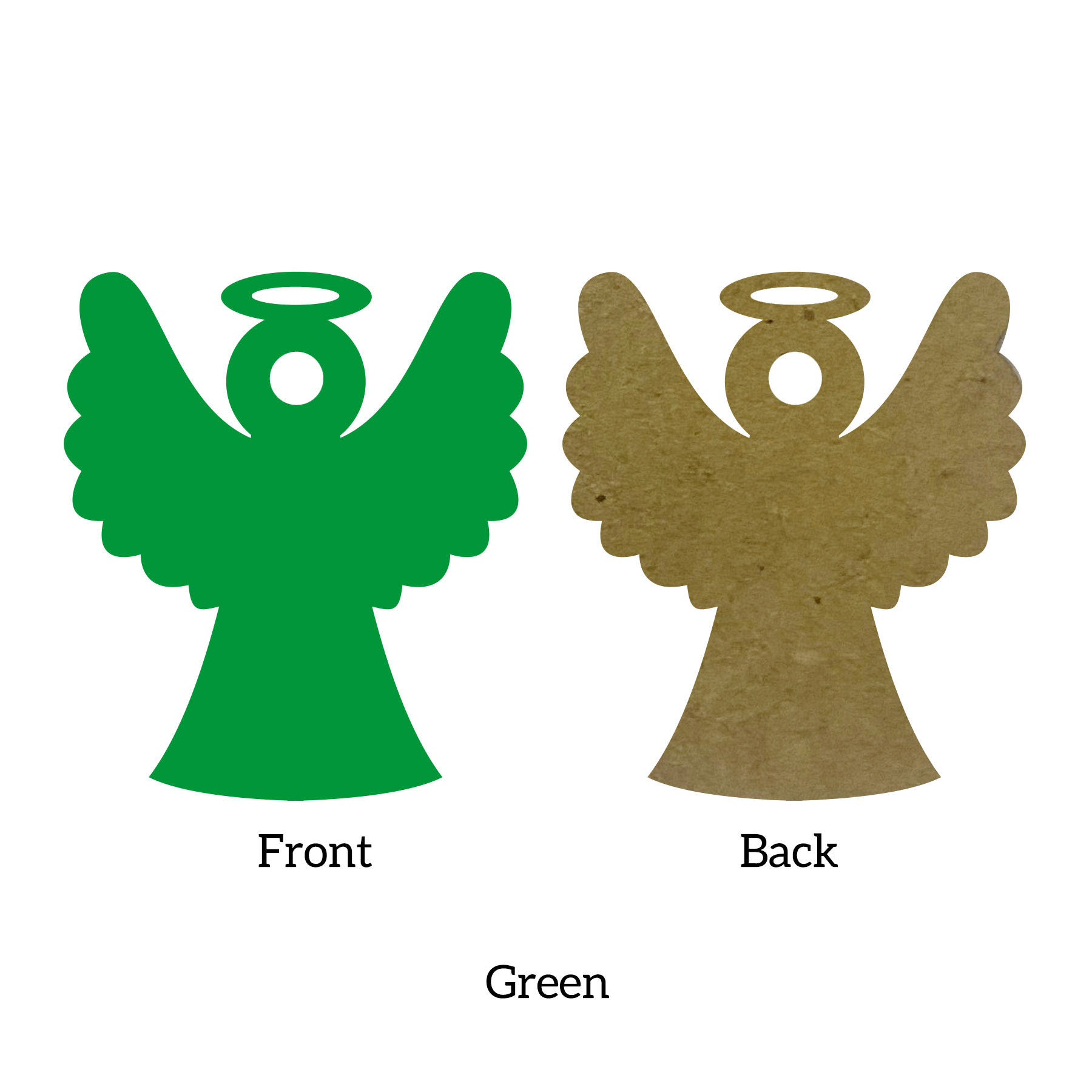 Free Shipping Solid Color Christmas Ornament - Angel 27