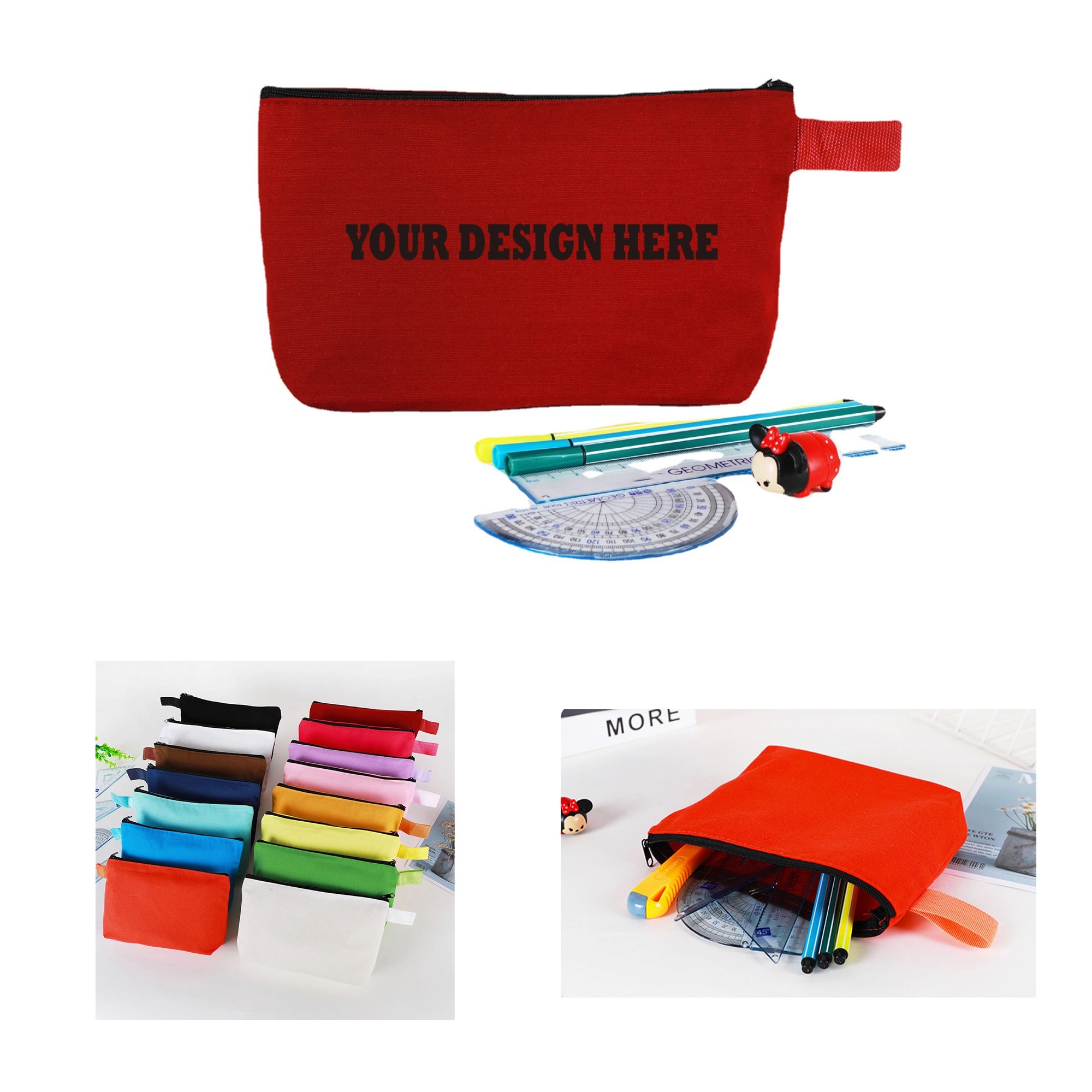 Colorful Canvas Stationery Bag 5