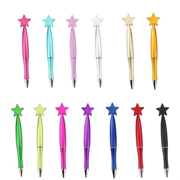 Heart-Shaped Plastic Ballpoint Pen 2