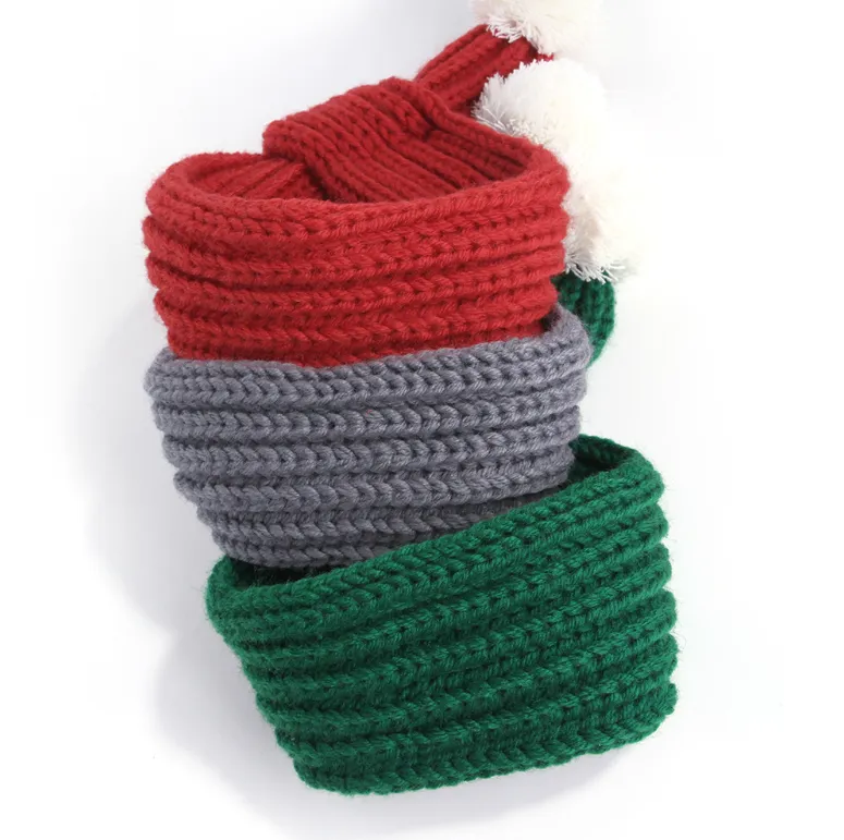 Knitted Christmas Pet Scarf 4