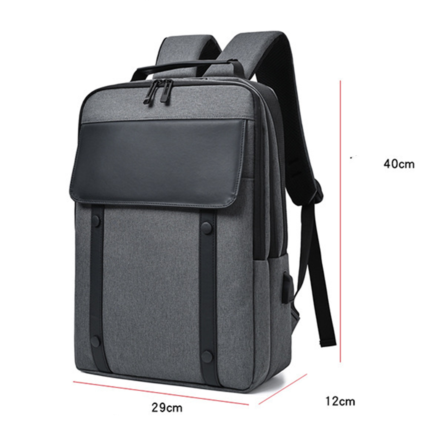 Nylon Water-Resistant Casual Backpack 2
