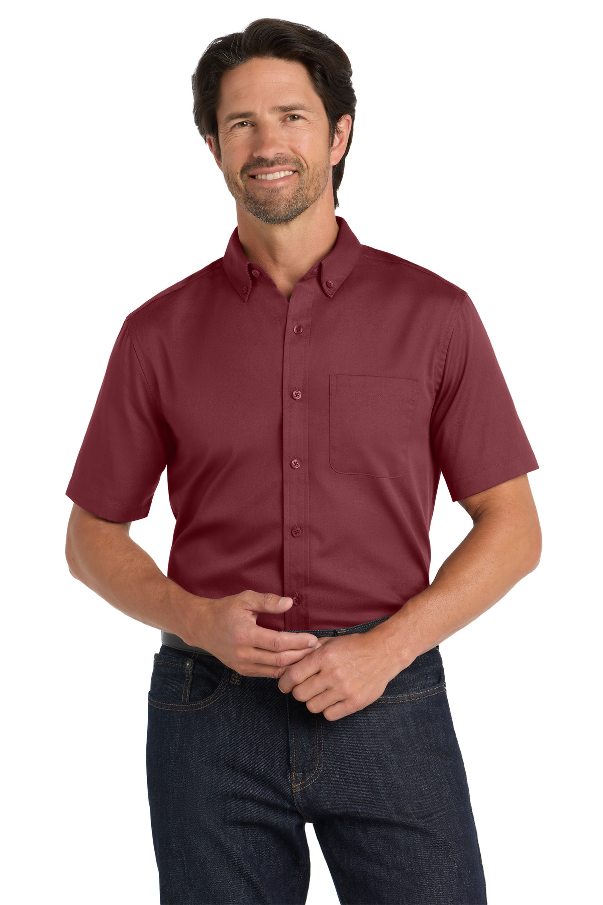 Short Sleeve SuperPro React Twill Shirt