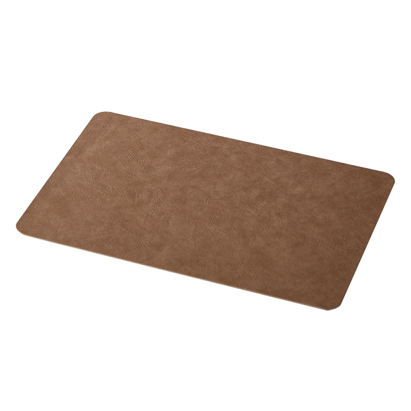 Faux Leather Waterproof Reversible Table Mats for Dining Table 7
