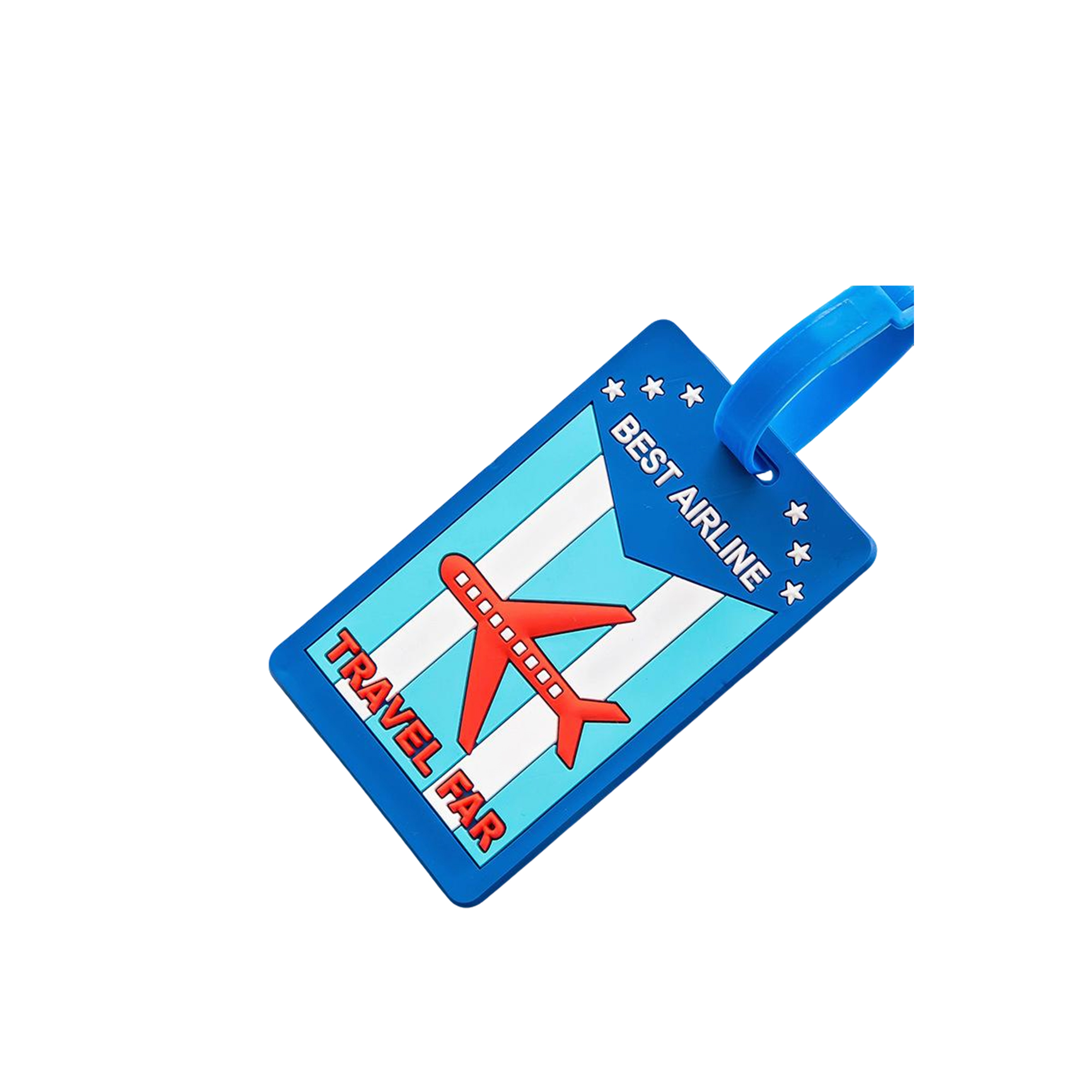 PVC Silicone Luggage Identifier Tag With Info Card 4