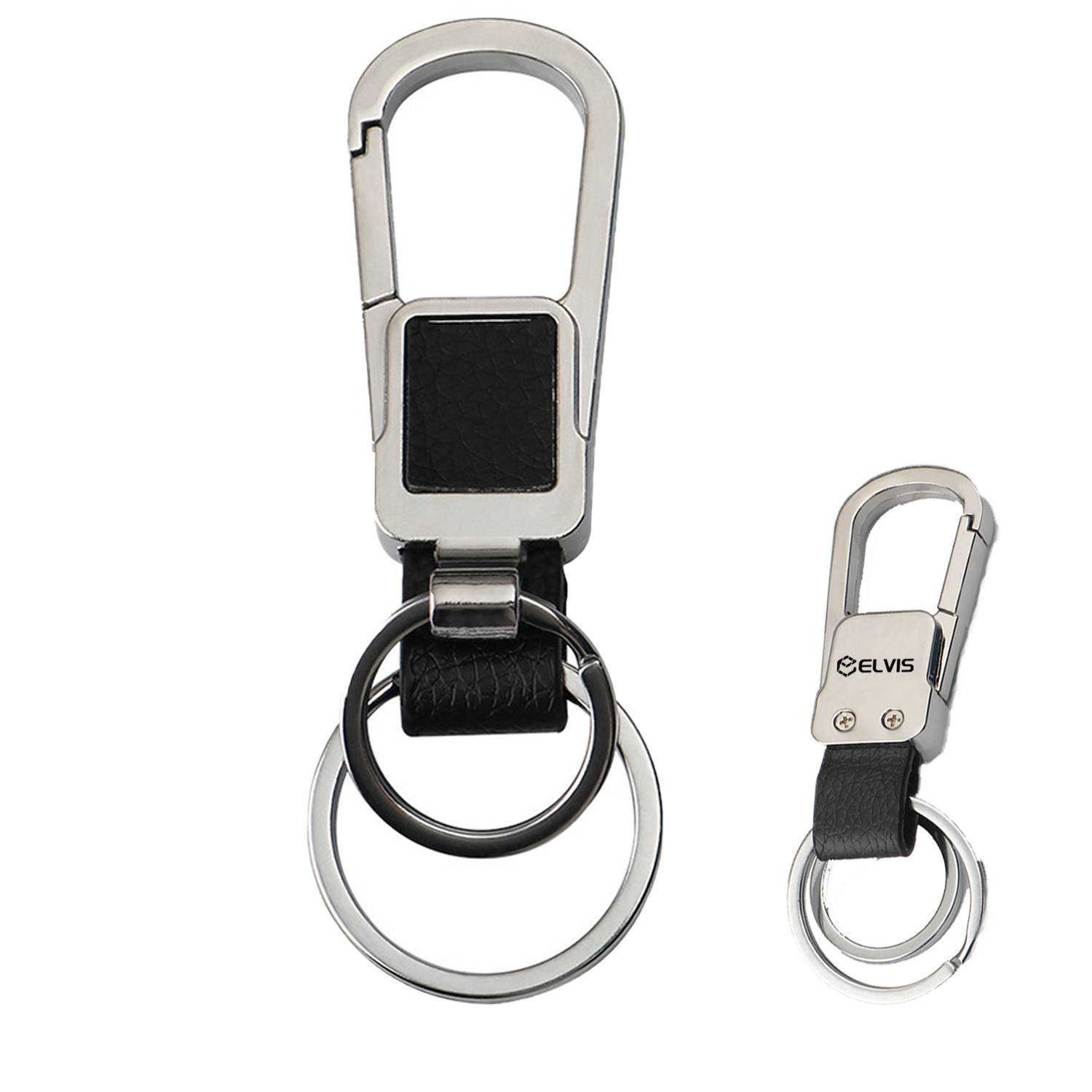 Creative Leather Metal Keychain 4