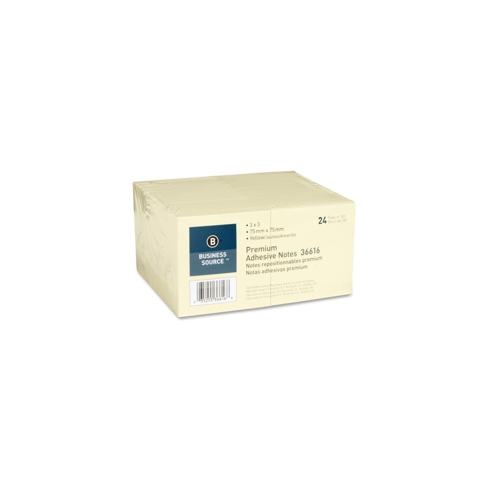 Adhesive Notes - 100 Sheets Yellow 24 Pads per Pack 2