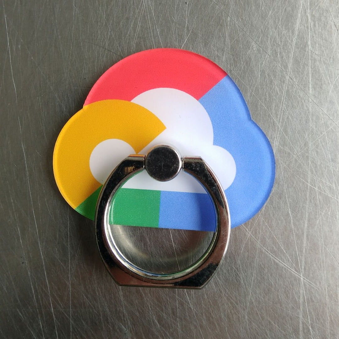 Custom Adhesive Cell Phone Ring Holder - Full Color 3