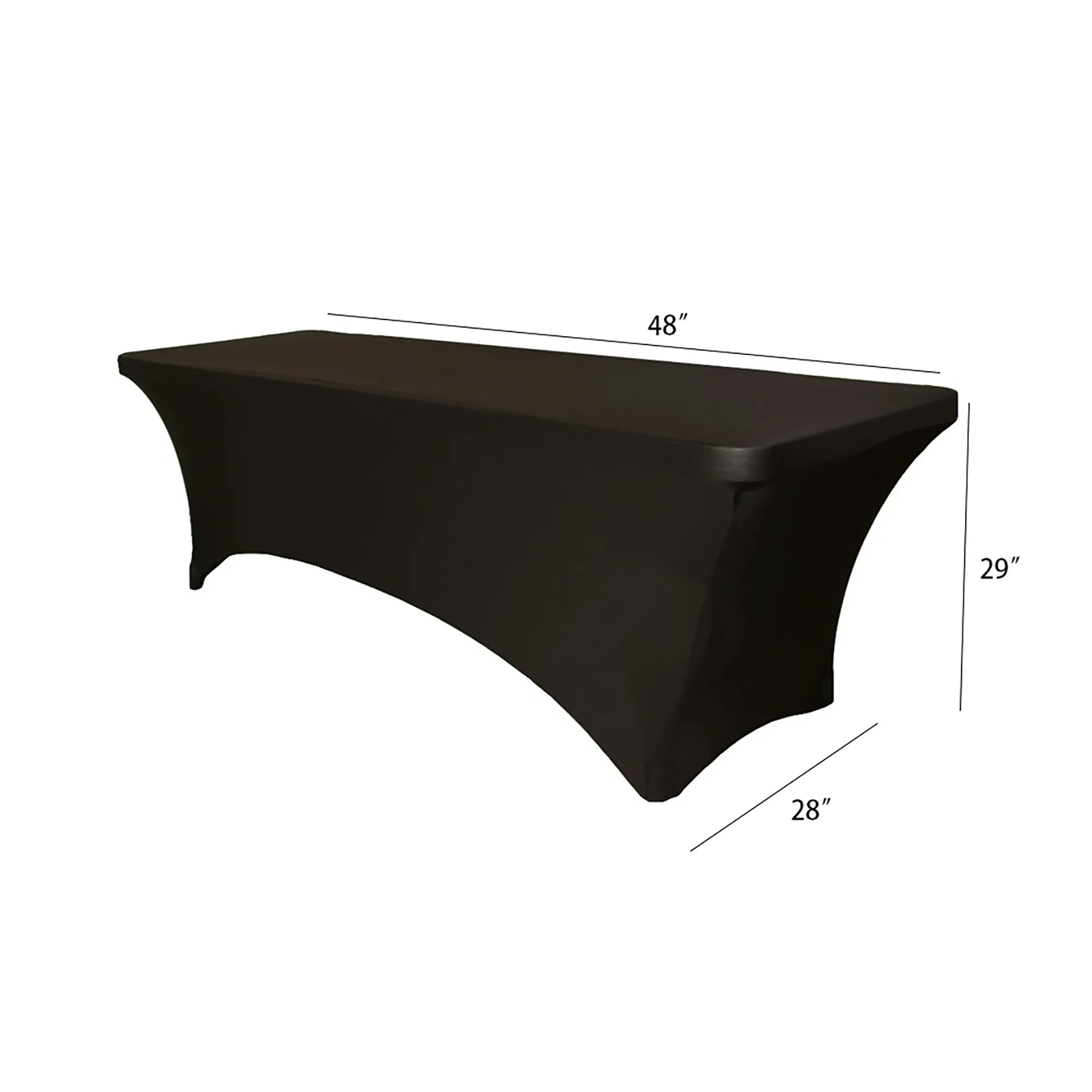 4FT Spandex Stretch Table Cover 2