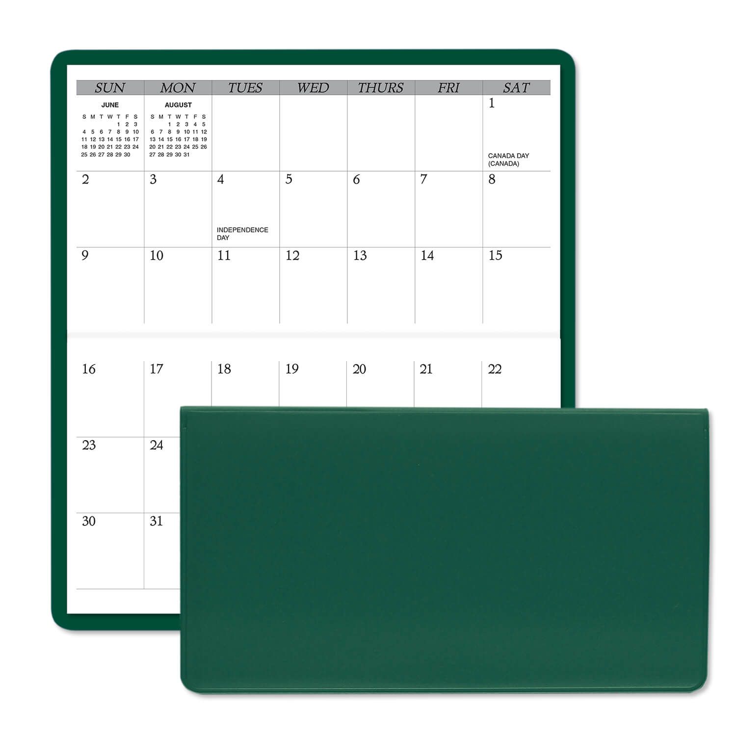 Horizontal Monthly Pocket Planner 7