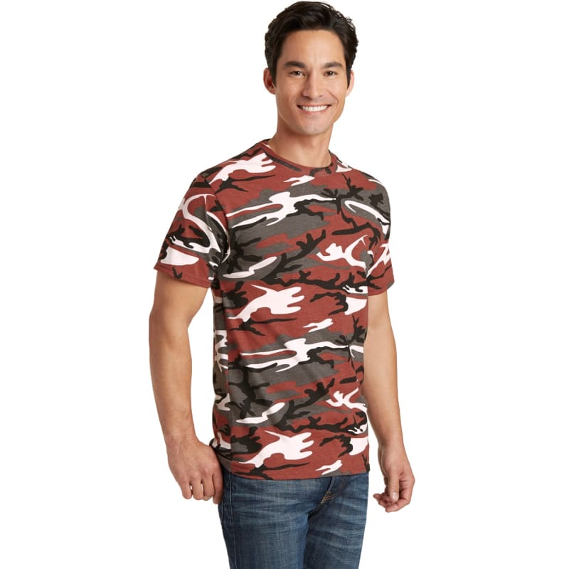 Port & Company Core Cotton Camo Tee. 12