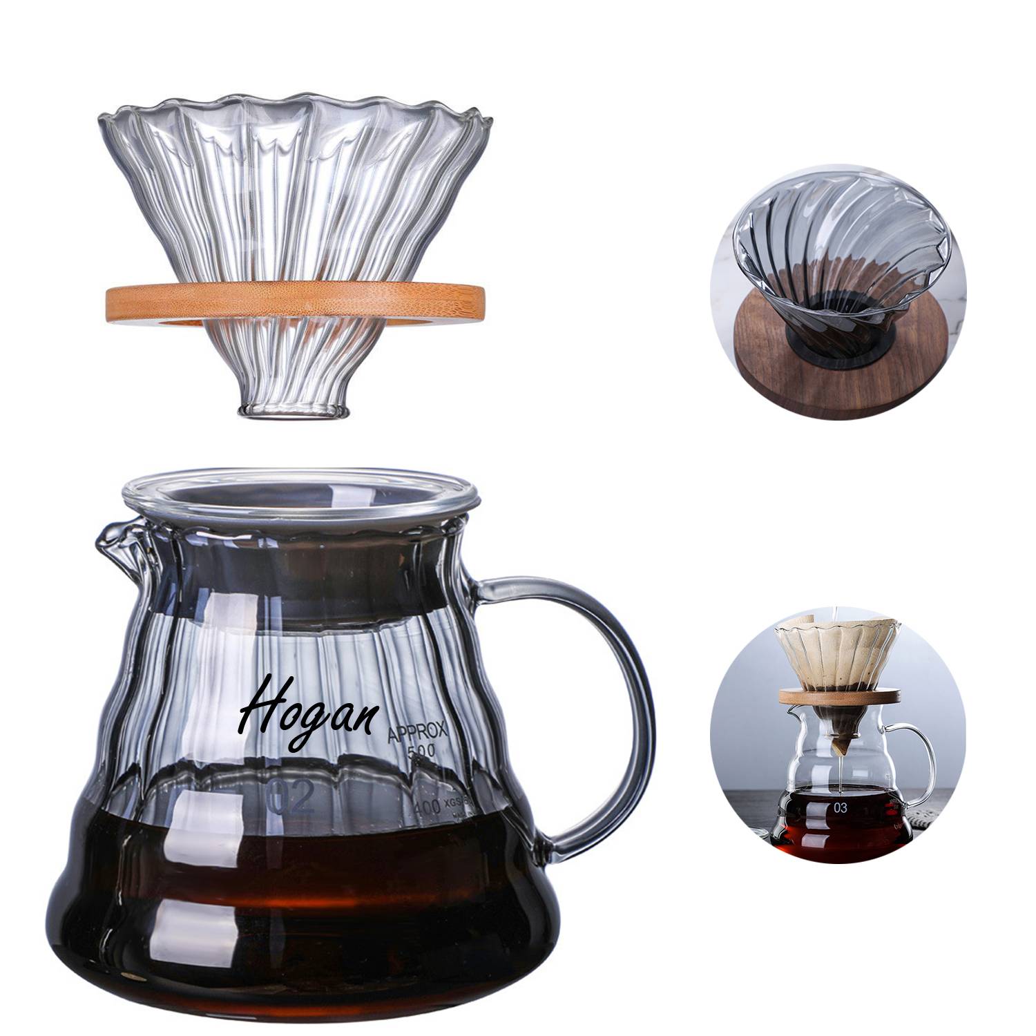 Hand Poured Coffee Maker Set 2