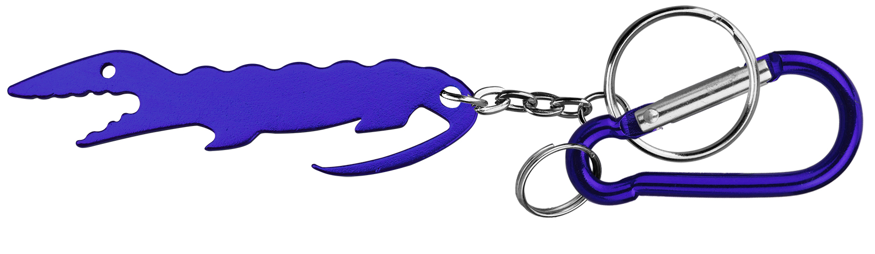 Alligator Shape Bottle Opener Key Chain & Carabineer 7
