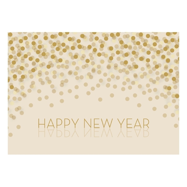 Champagne Wishes Happy New Year Card 1