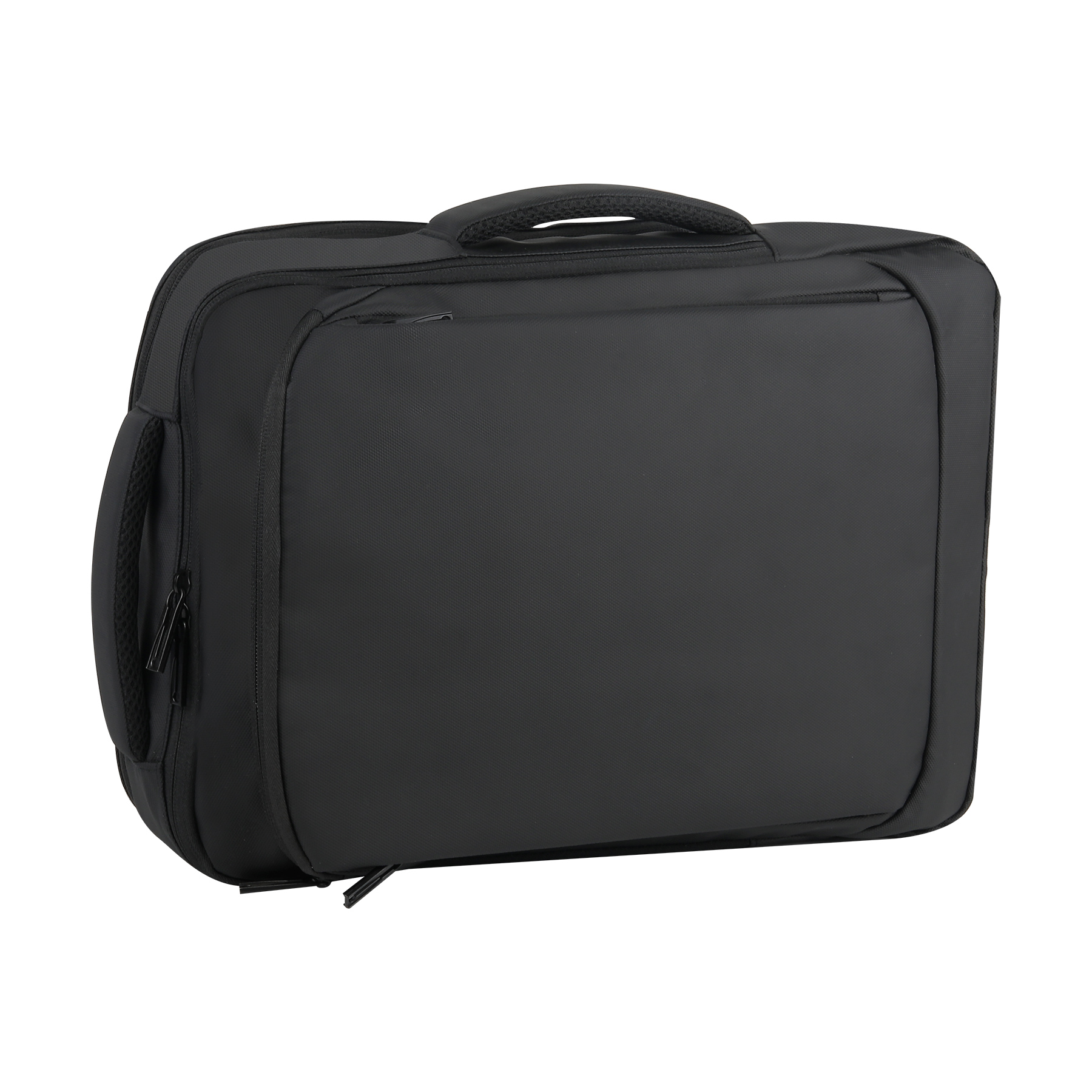 Carry On 3-Way Convertible PU Leather Laptop Backpack 3