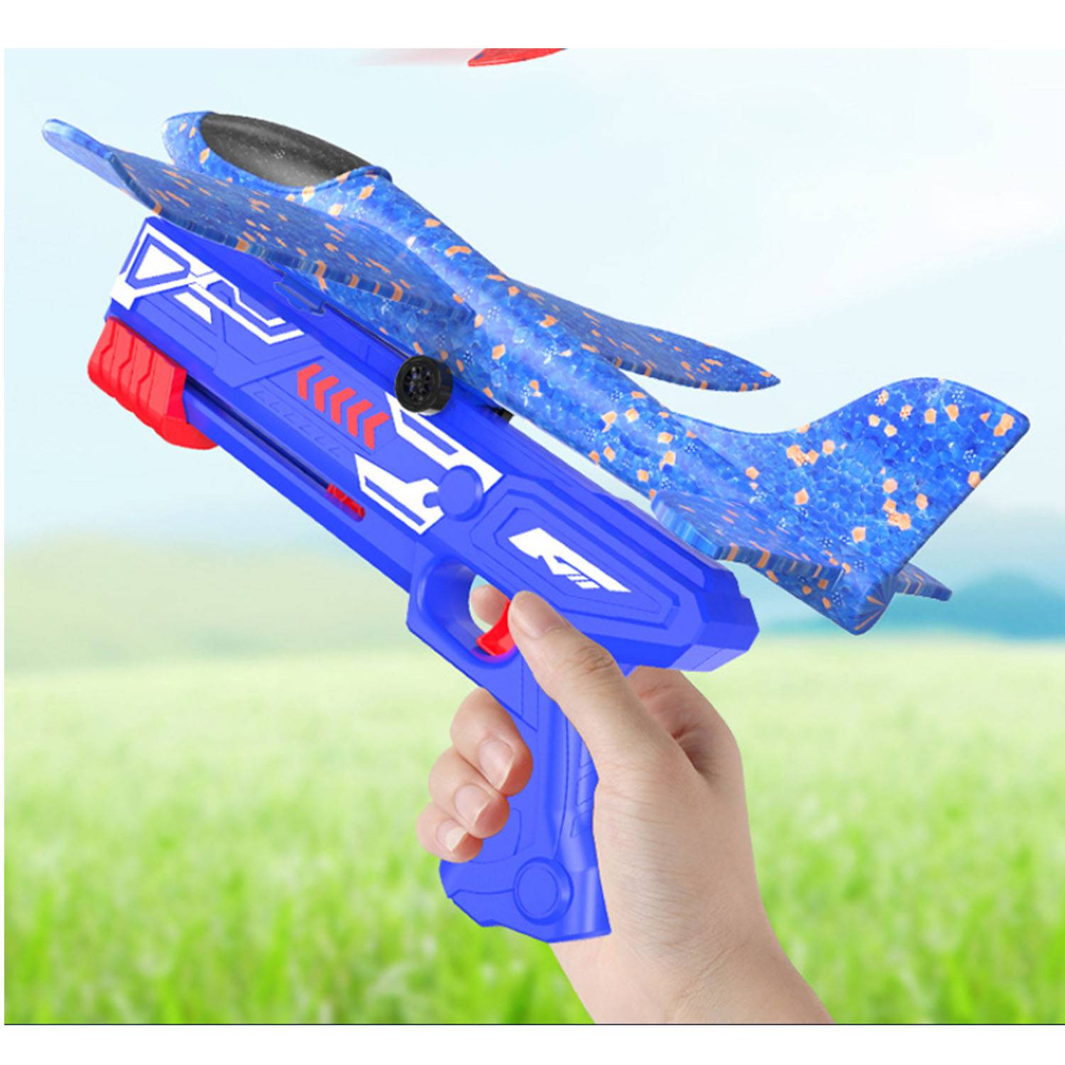 Kids Airplane Launcher Glider Toy 3