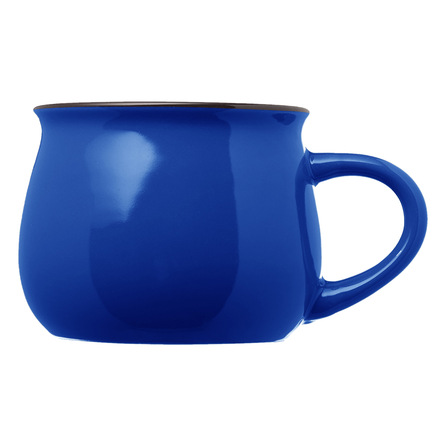 12 oz. Two-Tone Glossy Pottery Custom Coffee Mug 2
