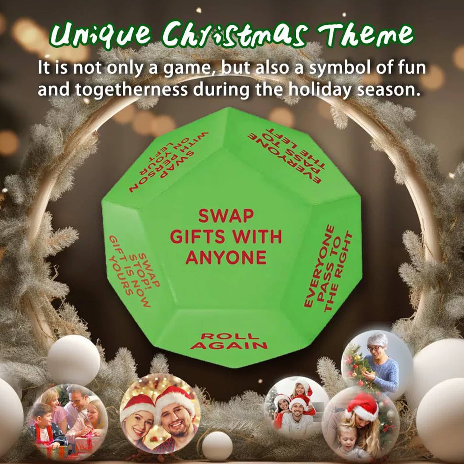 Polygonal Plastic Dice 4