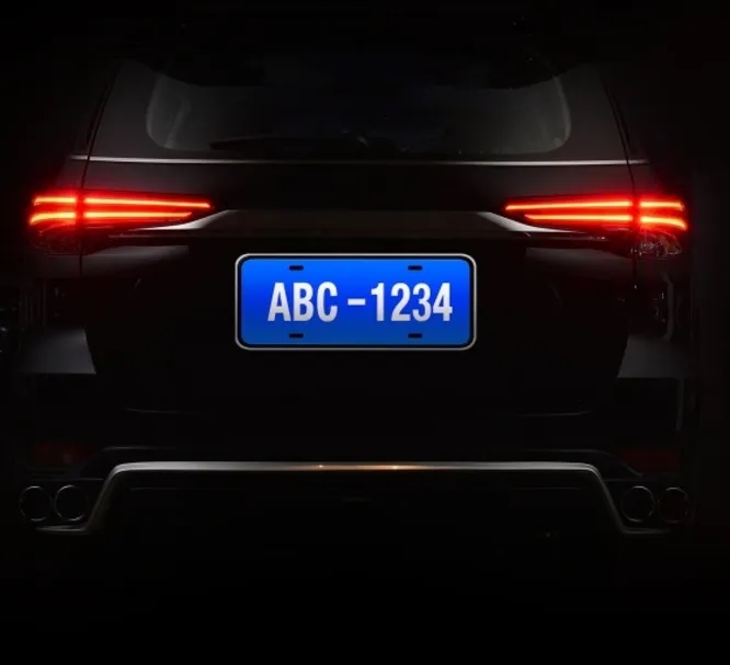Reflective Custom License Plates 4