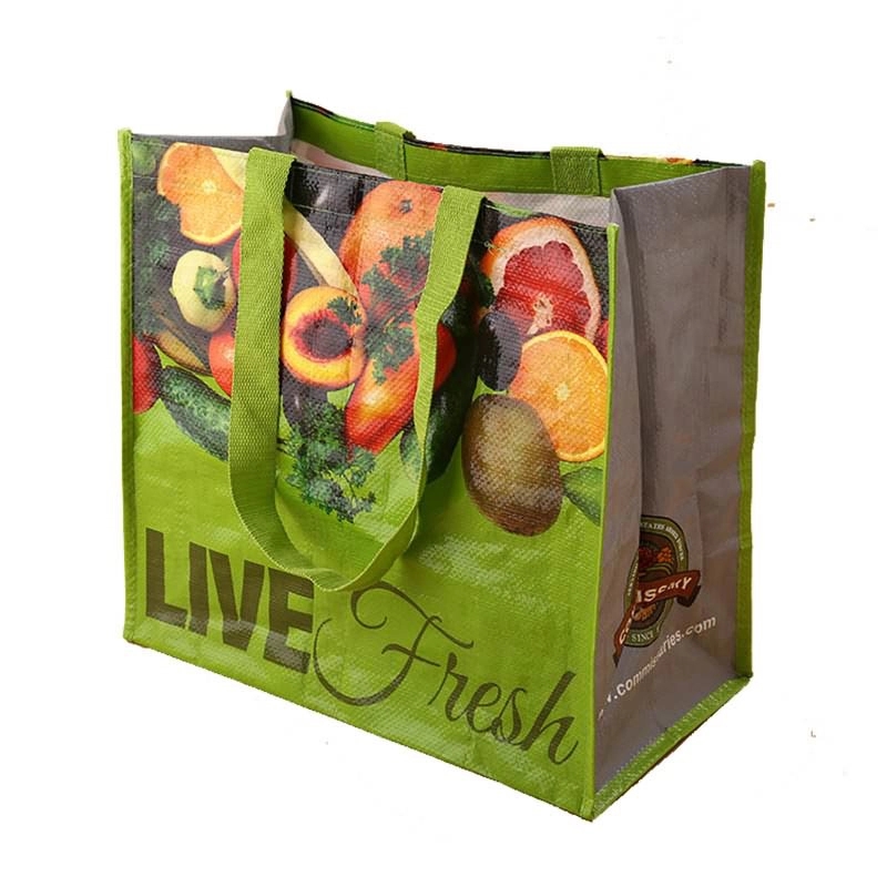Laminated PP Woven Shopping Tote 10