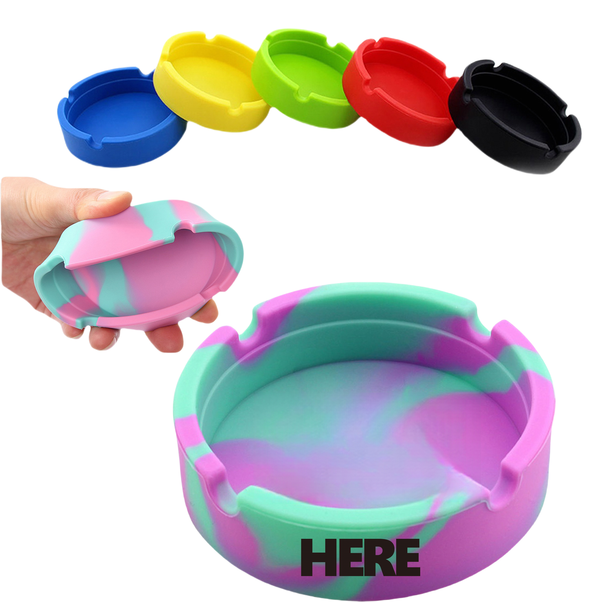 Portable Silicone Ashtray For Cigarette 3
