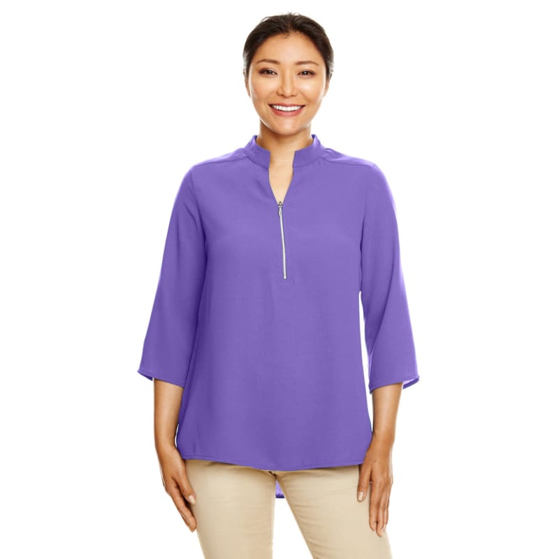Devon & Jones Ladies' Perfect Fit™ 3/4-Sleeve Crepe Tunic 7