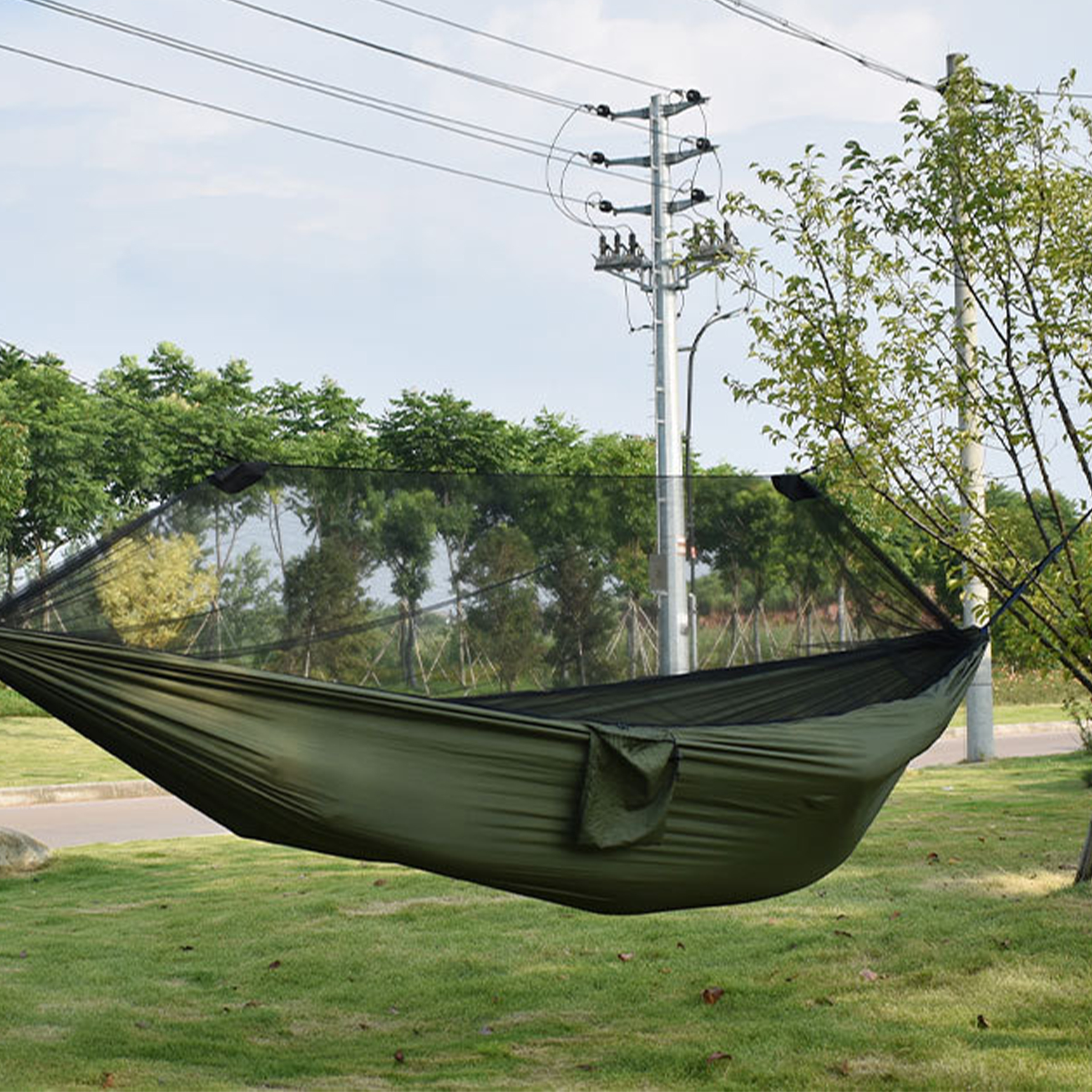 Nylon Outdoor Lightweight Camping Hammock 5