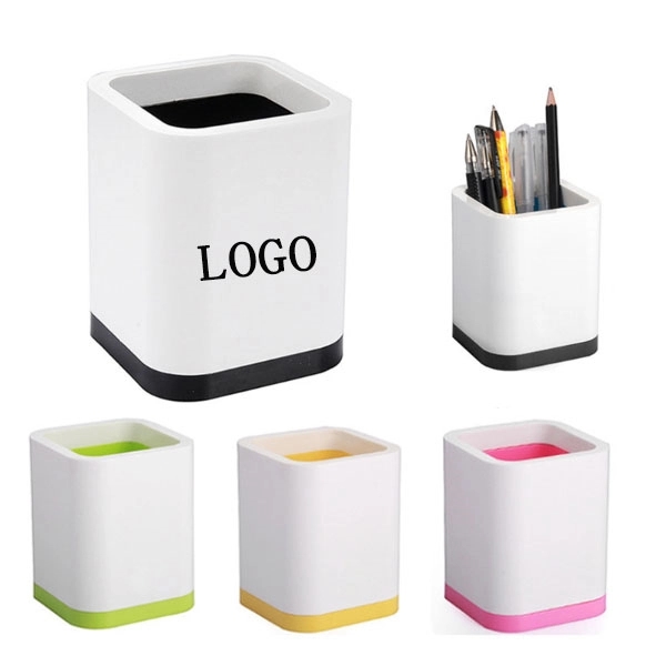 Plastic Removable Desk Pen Holder 2