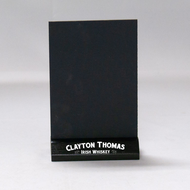 Chalkboard Table Tent with Geometric Base 5w x 7h