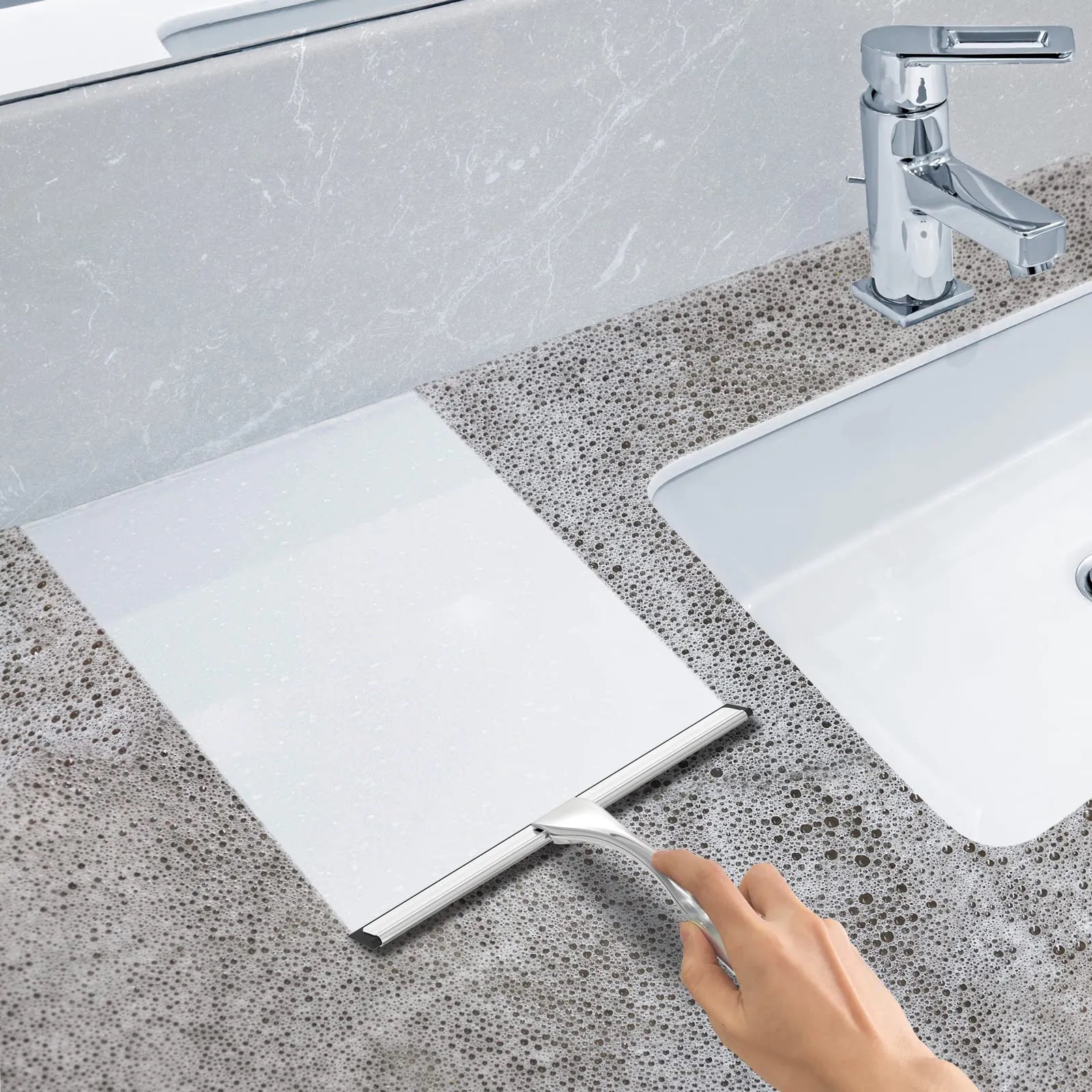 All-Purpose Stainless Steel Shower Glass Door Squeegee 5