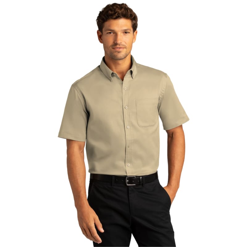 Port Authority Short Sleeve SuperPro React Twill Shirt. 9