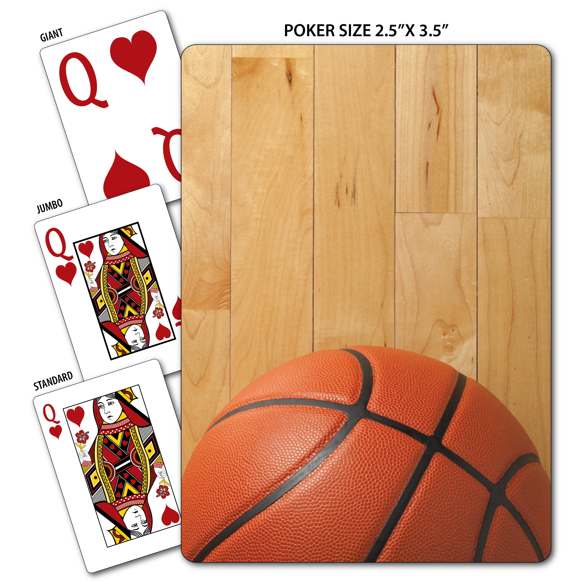 Basketball Theme Poker Size Playing Cards 3