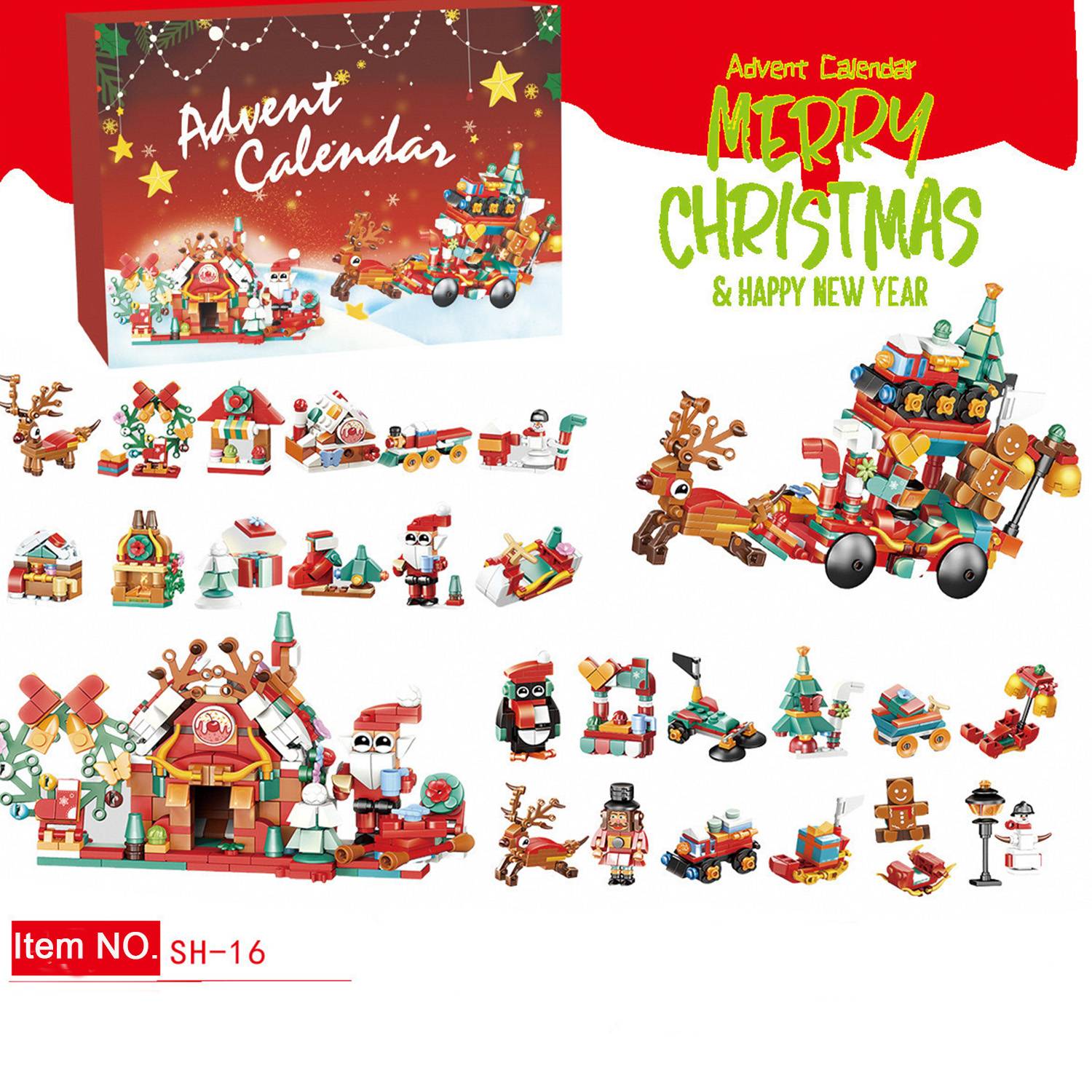 Christmas Tree Building Set Advent Calendar 2024 6