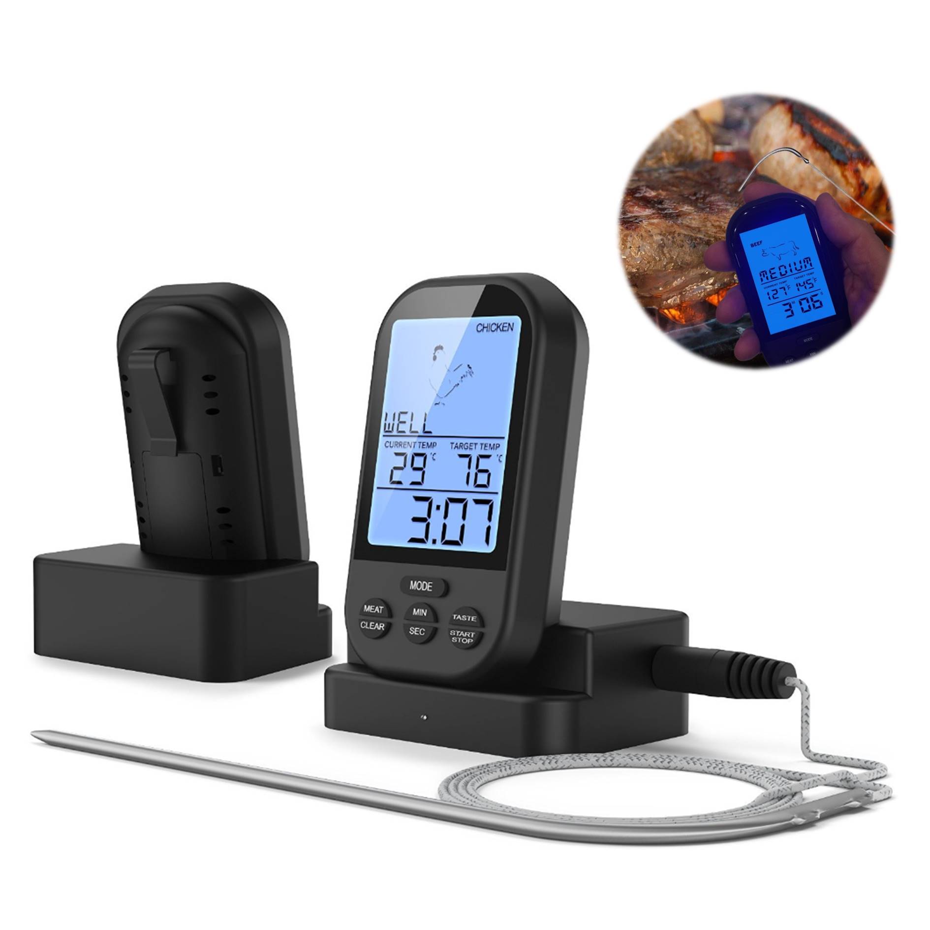 Wireless Food Thermometer For Cooking 3