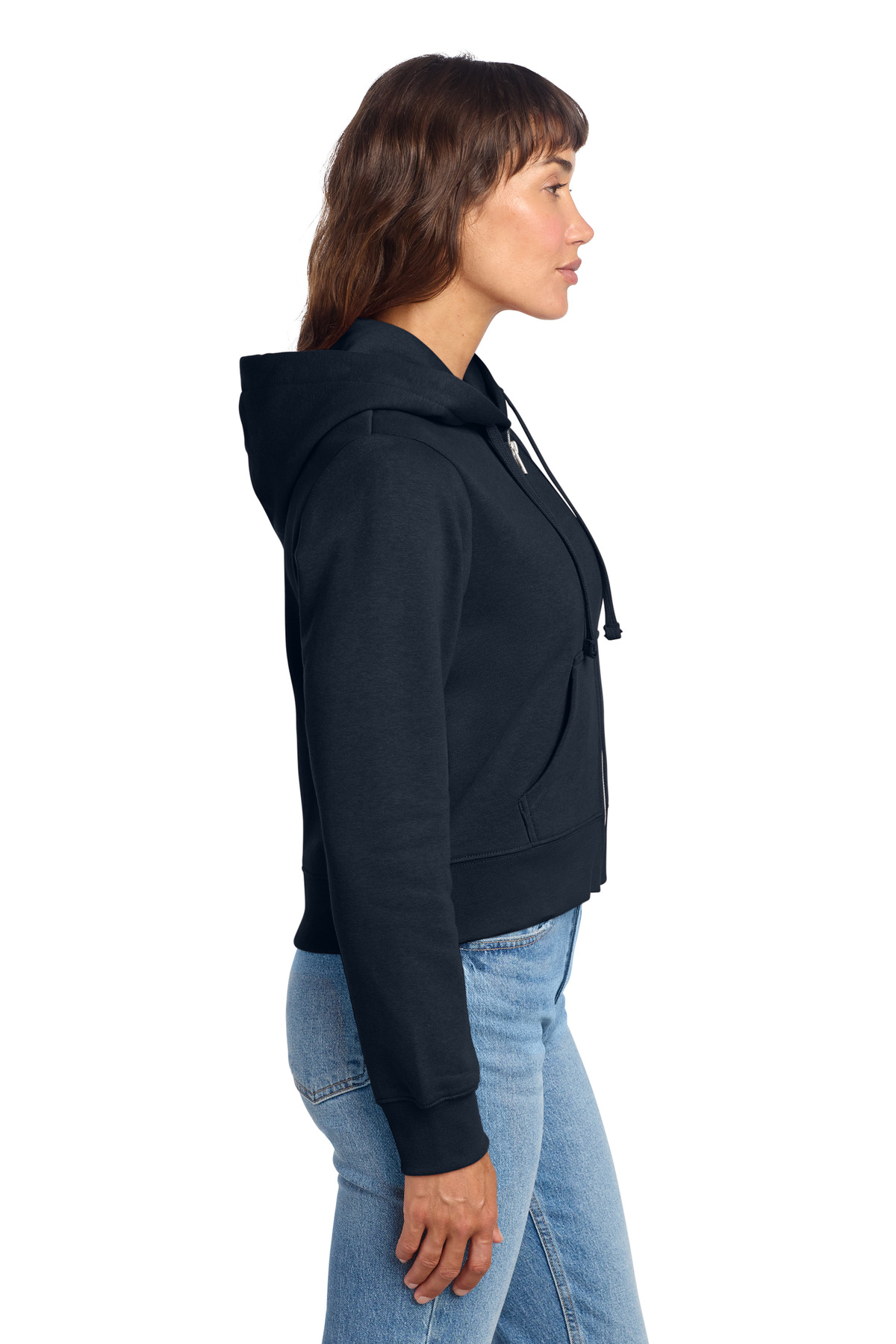 District Women's V.I.T. Fleece Full-Zip Hoodie DT6103 26