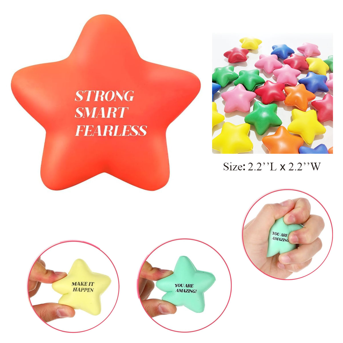 PU Foam Anti-Stress Ball-Star 6