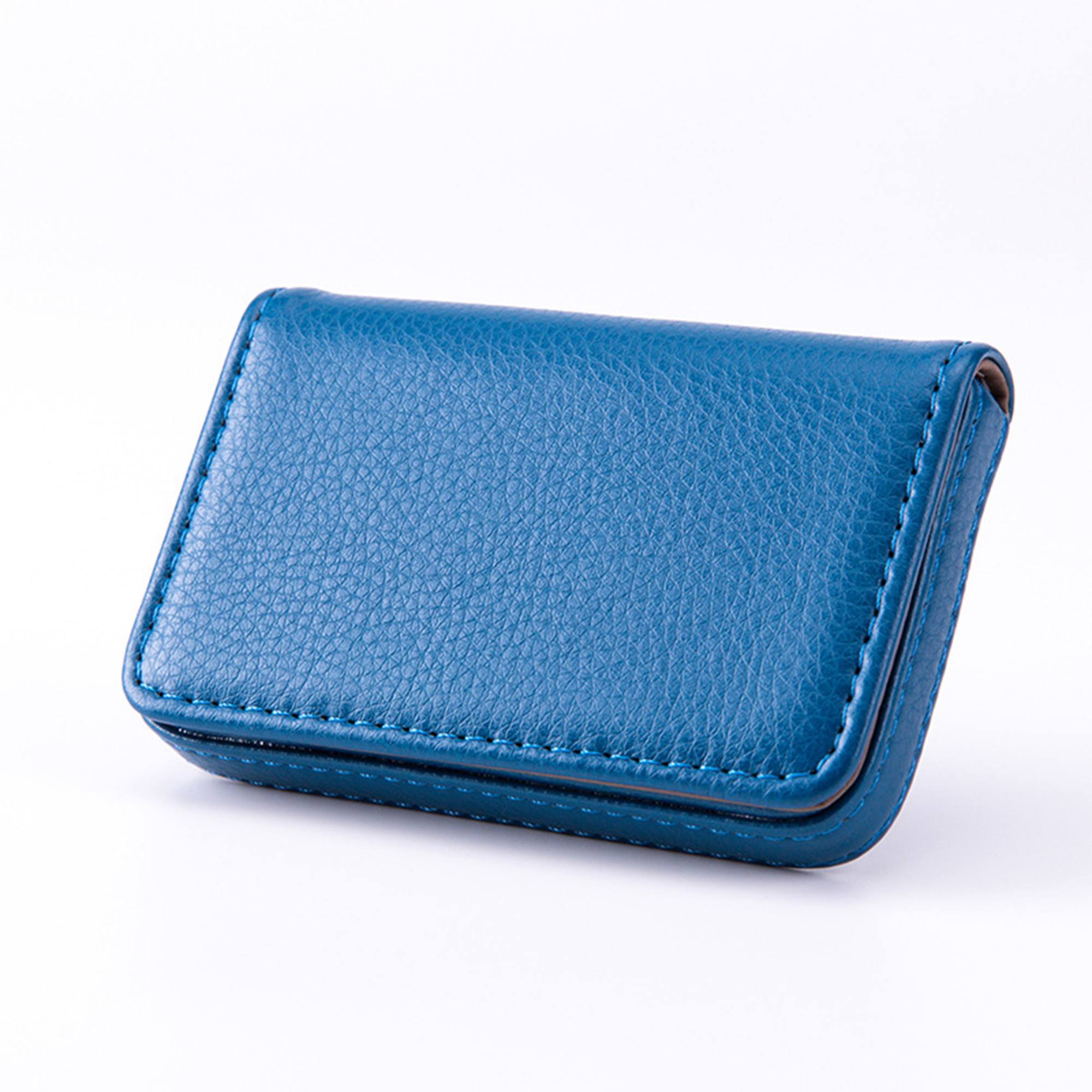 Polyurethane Business Card Wallet With Magnetic Closure 3.94" Length X 2.56" Width 11