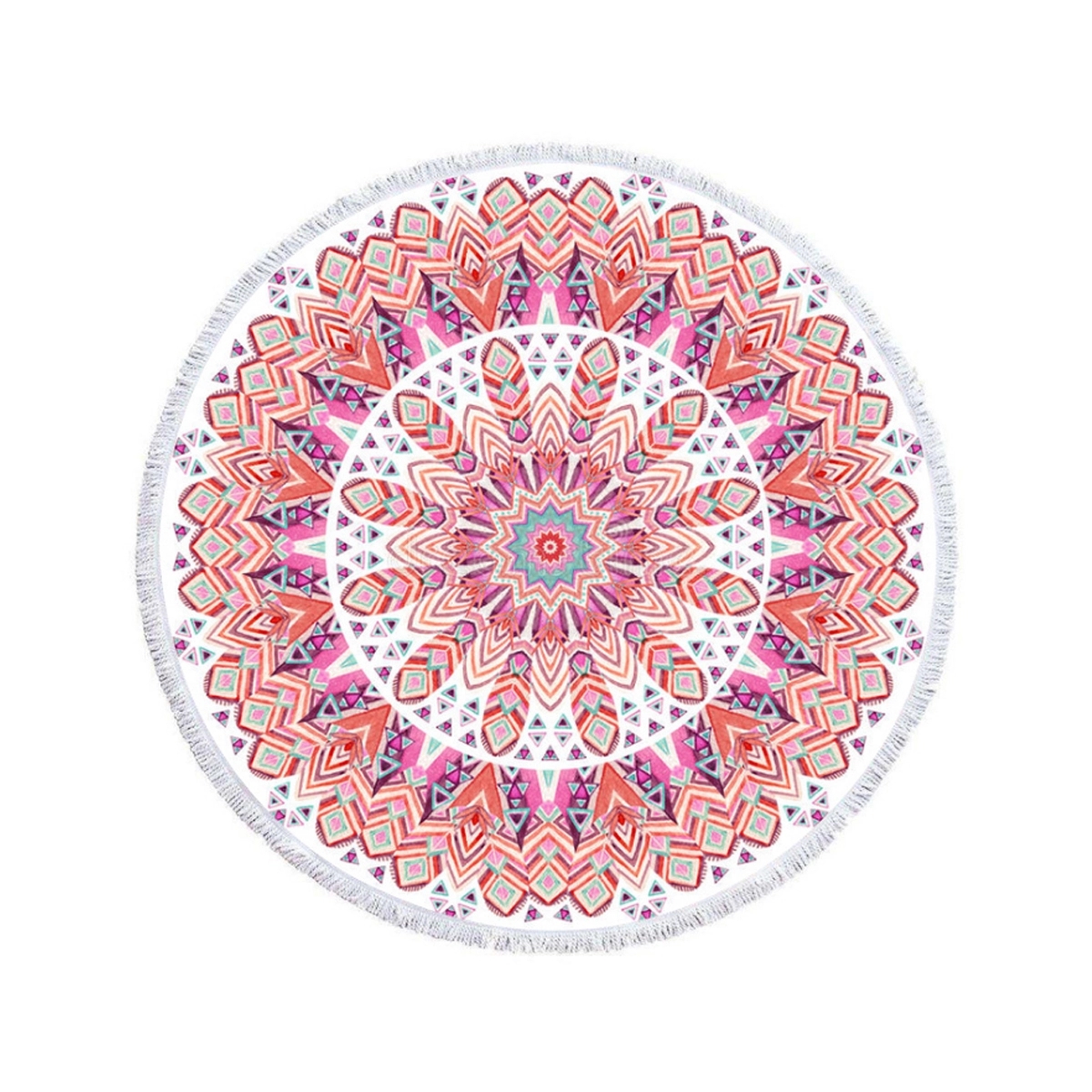 Seaside Round Beach Towel 4