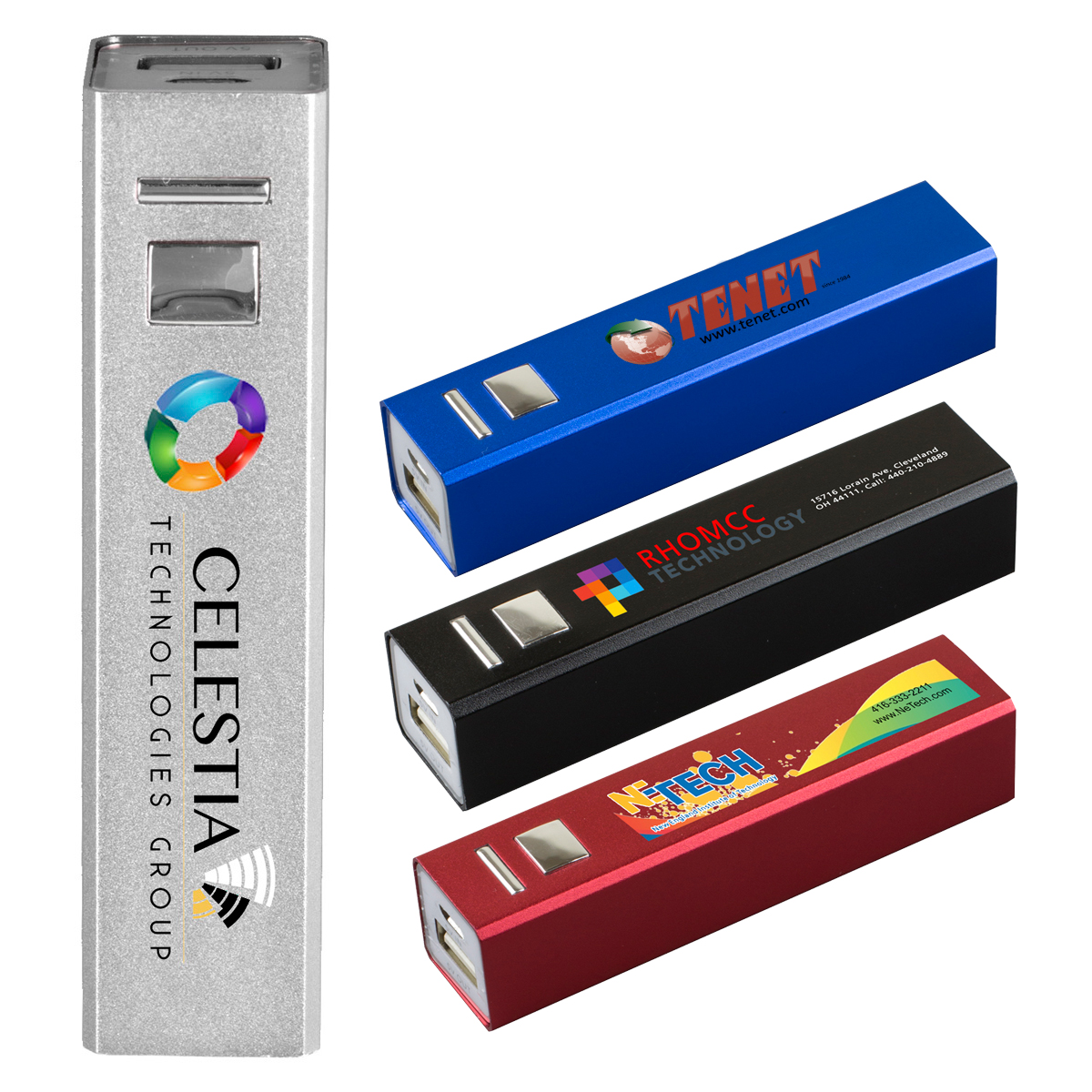 2200 mAh Rectangular Power Bank 9