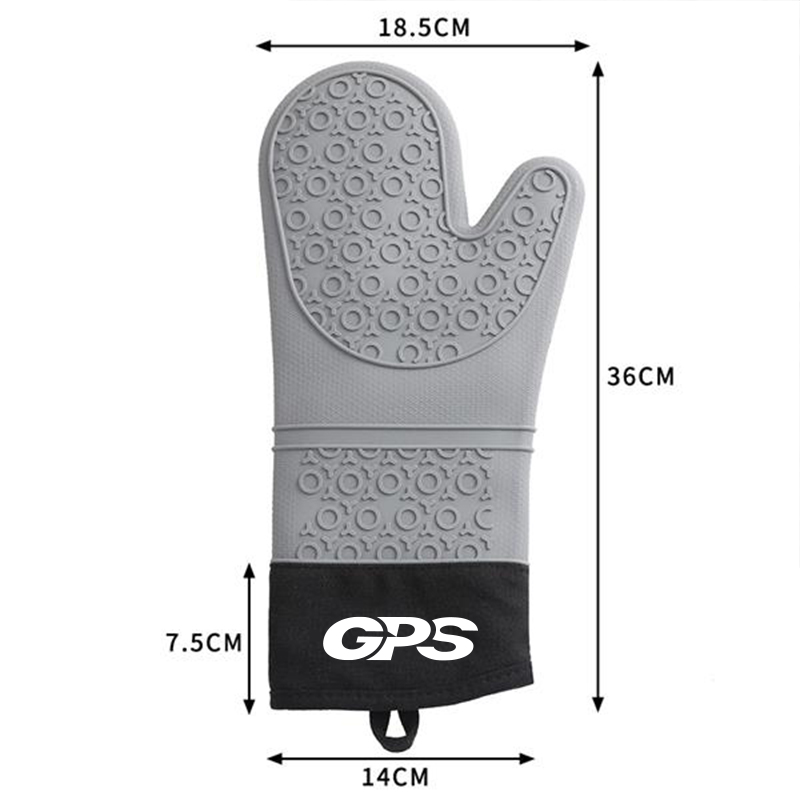 Frosted Silicone Oven Mitt 2