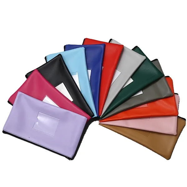 Vinyl Custom Bank Bag - 11"w x 6"h 10