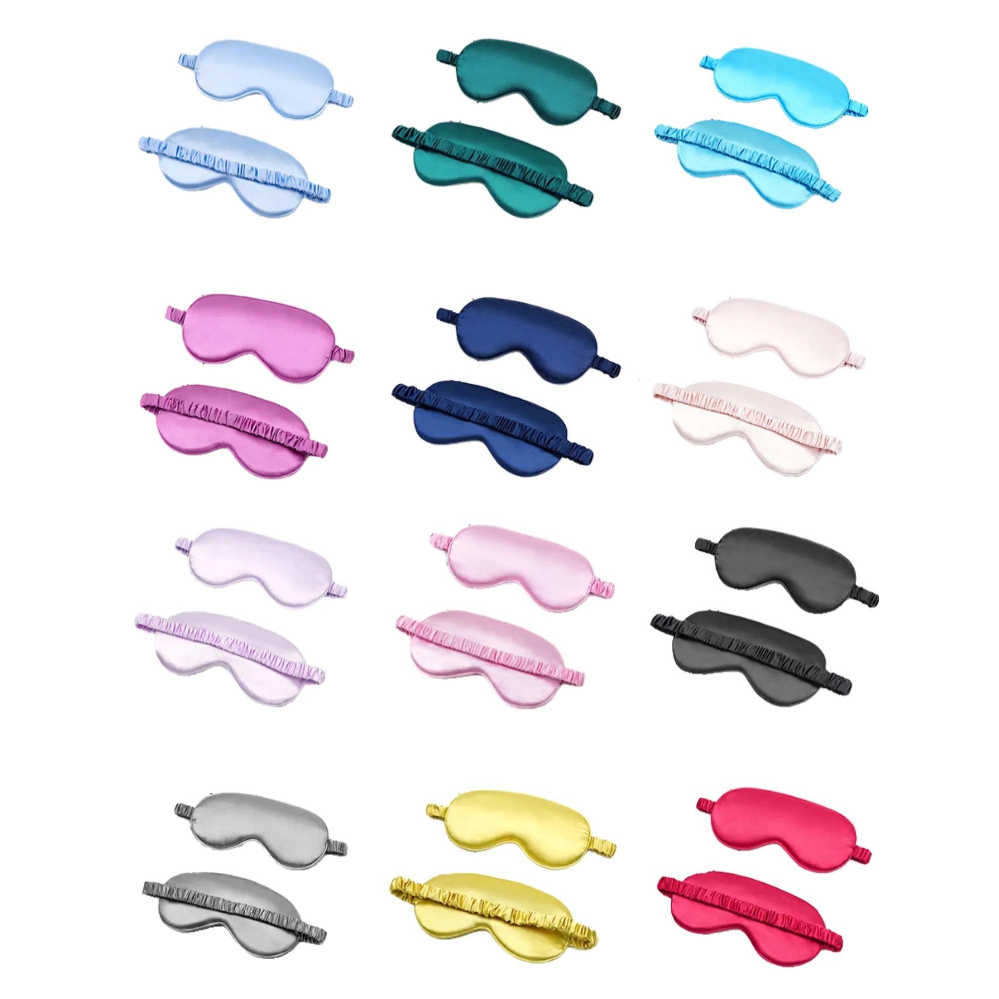 MOQ 50 PCS Solid Color Eye Mask 2