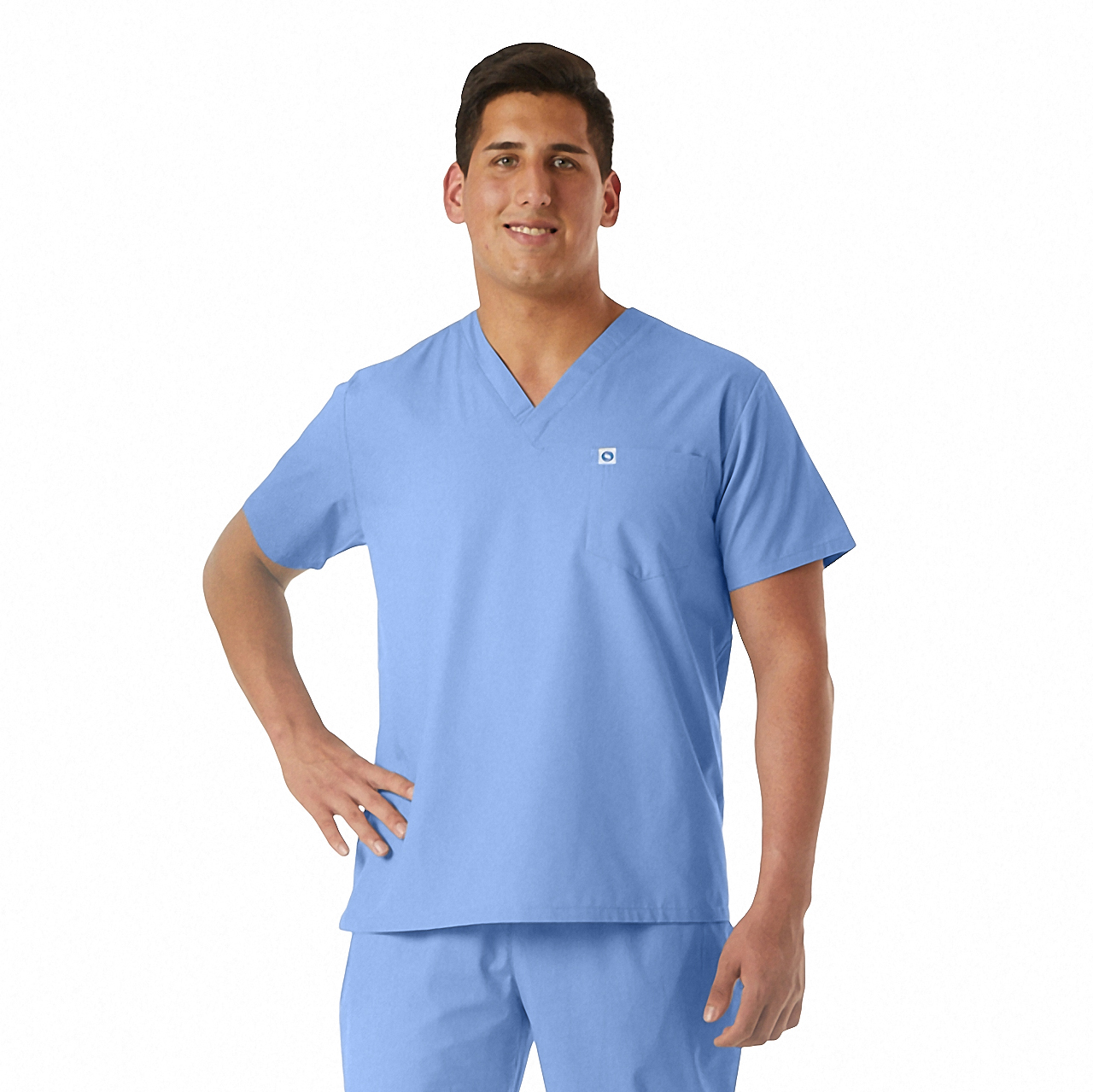 UltraSoft Unisex V-Neck 1-Pocket Scrub Top 28