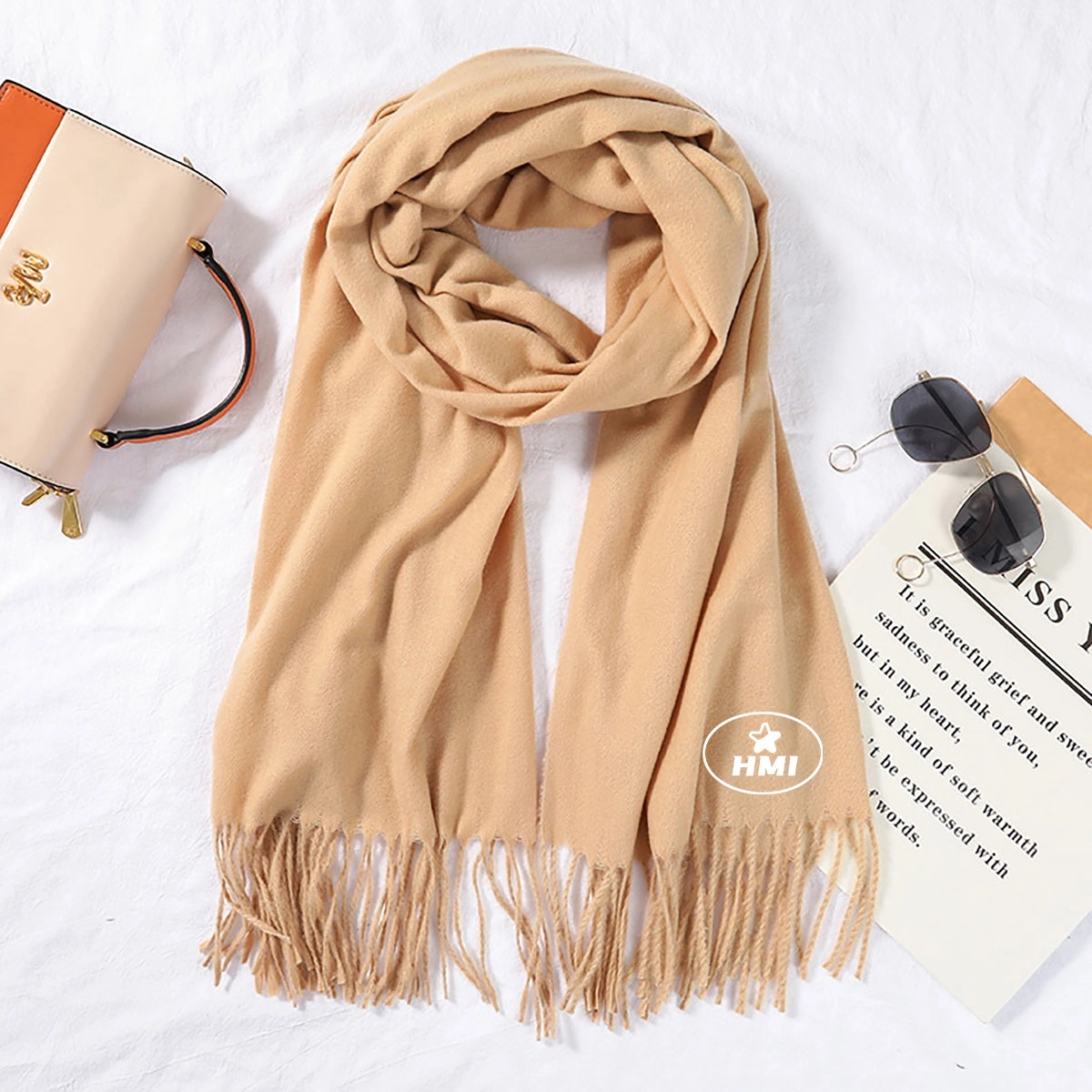Large Soft Pashmina Shawls Wraps Light Scarf 2