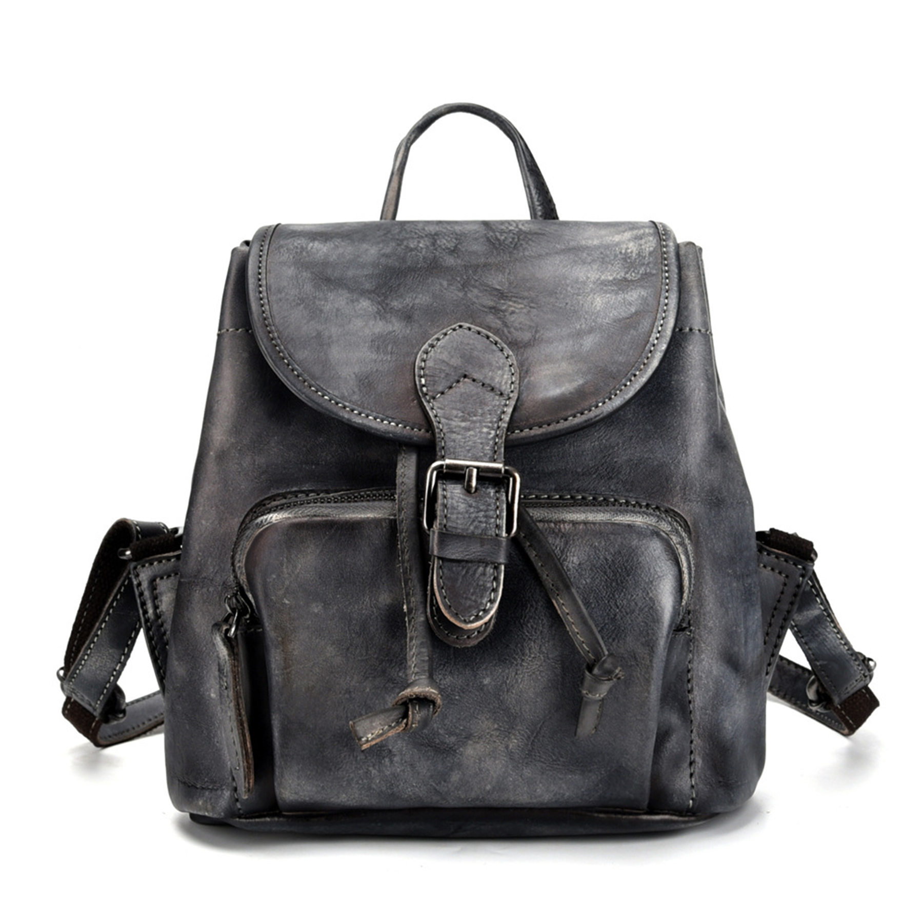 Gray Retro Waterproof Outdoor Backpack 4