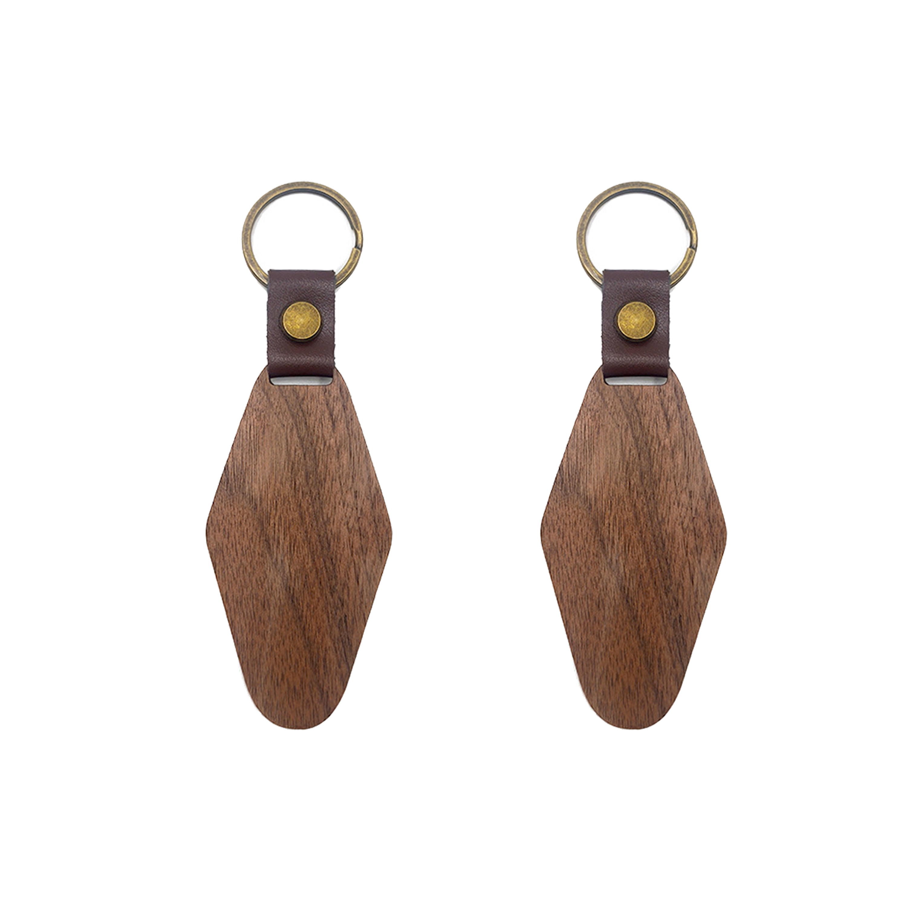 Unique Motel Style Wood Key Chain 3